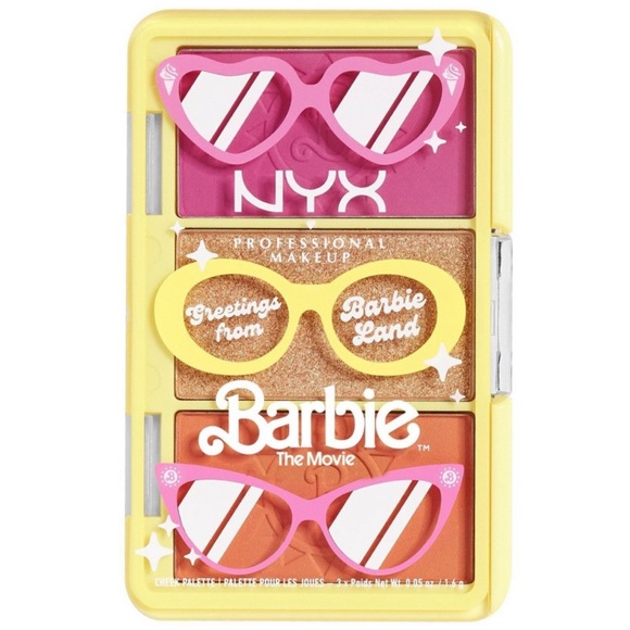 NYX Barbie Movie Mini Cheek Face Palette - Picture 1 of 4
